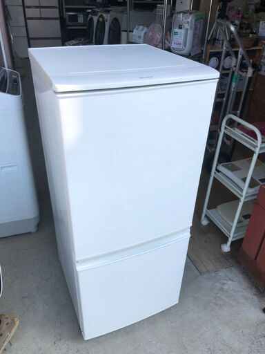 【動作保証あり】SHARP シャープ 2017年 SJ-D14C 137L 2ドア 冷凍冷蔵庫【管理KRR514】