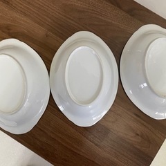 昭和レトロなカレー皿3枚セットの画像
