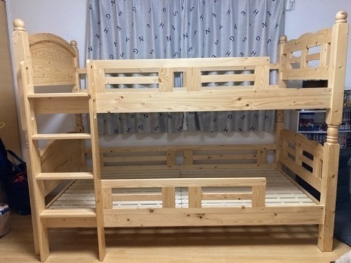 木製2段ベッド