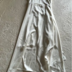 シルクワンピース(白色)の画像