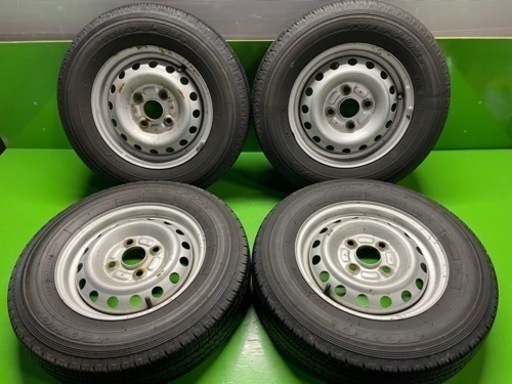 トーヨー145R12 6PR ダイハツ純正ホイール　4本セット