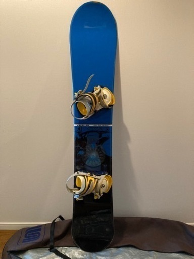 スノーボード　板　つなぎ2着　ビンディング付き　ケース付き