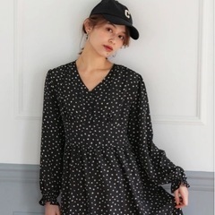 coca 今期　新品　ドットワンピースの画像