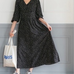 coca 今期　新品　ドットワンピースの画像
