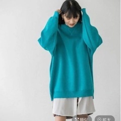 【JEANASIS】12GWジャガードボリュームスリーブプルオーバーの画像