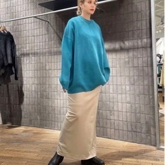 【JEANASIS】12GWジャガードボリュームスリーブプルオーバーの画像