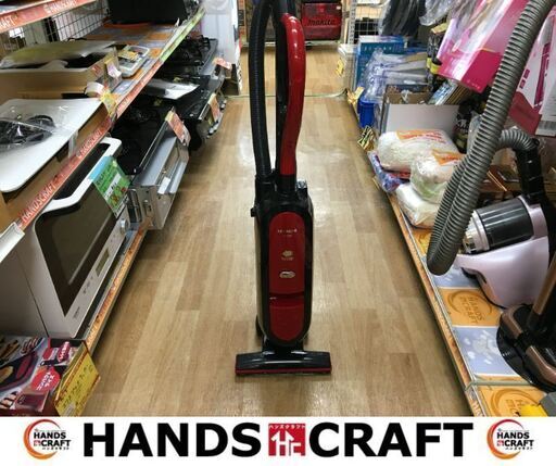 日立　HITACHI　クリーナー　掃除機　2016年製　赤色　現状品　【ハンズクラフト宜野湾店】