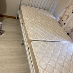 ニトリ　パイプベッド　ルワン　マットレス付き