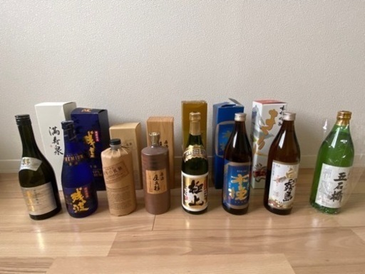 （決まりました）焼酎・日本酒・泡盛等のお酒