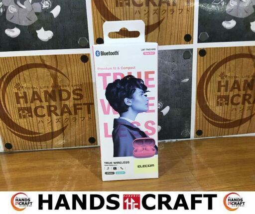 ★値下げ★ エレコム　LBT-TWS10RD　ワイヤレスイヤホン　Bluetoothイヤホン　iPhone/アンドロイド対応　未使用品　【ハンズクラフト宜野湾店】