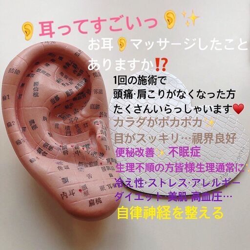 耳つぼジュエリーインストラクター資格取得講座実施中 (Happiness
