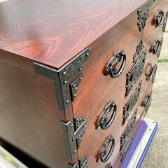 処分セール！！大幅値下げ!! お買い得!!【岩谷堂箪笥】超美品！高級和箪笥 漆塗り の画像