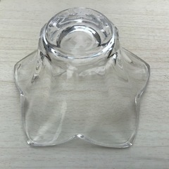 中古　ホヤ　HOYA クリスタルガラス　小鉢　和食器　花形の画像