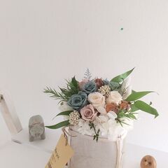 プリザーブドフラワーアレンジレッスン♪の画像
