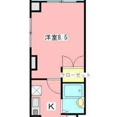 💙💙《1K》船橋市🐻船橋駅から徒歩8分！2面採光で明るい角部屋で...