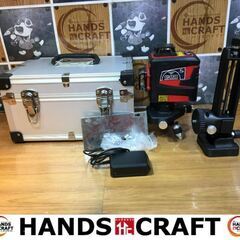 ★値下げしました★ST　ST-GS3D　墨出し機　中古品　前後ずれ有　付属品付き　グリーンレーザー　【ハンズクラフト宜野湾店】