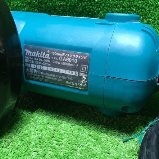 マキタ GA6010 ディスクグラインダー 150mm【市川行徳店】【店頭取引限定】【中古】管理番号：ITVK81JFNZZ6