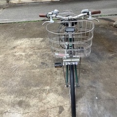 102 ヤマハ新機種電動アシスト自転車pas city26インチグリーンアルミ