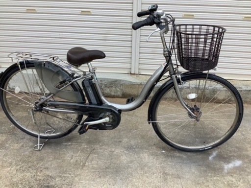 104 ヤマハ新機種電動アシスト自転車pasnatura26インチ グレーアルミボディー