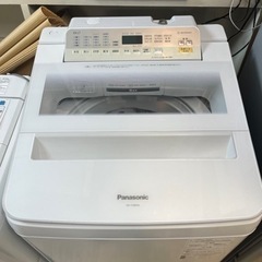 【送料無料】Panasonic 8.0kg 全自動洗濯機 2018年製