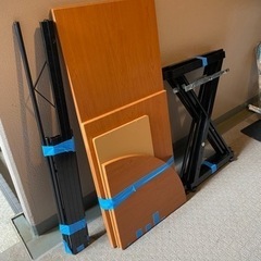 L型パソコンデスクの画像