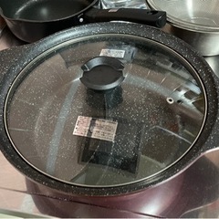 【中古】卓上二味鍋　IH対応