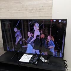 シャープ42型テレビ　ブルーレイプレーヤー　テレビ台