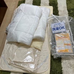 子供用寝具　保育園用に購入しほぼ未使用ですの画像