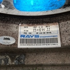 RAYS VOLK RACING group N-RS 15×6.5J 100 4H 4本セットの画像