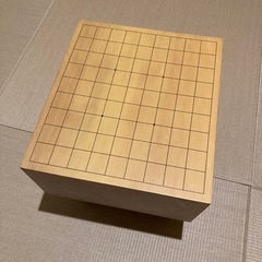 将棋盤 (新榧) 4寸5分 足付き ヘソあり 天柾