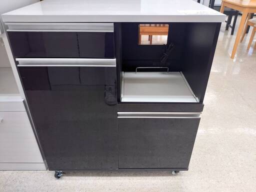 ★ジモティ割あり★ ワイエムワールド レンジ台 焦げ茶 H91×D45×W80.2 クリーニング済み TJ1121