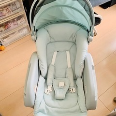 【美品】KATOJI カトージ　スイングハイローチェア　ピッコロ　キャノピー付の画像