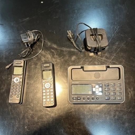 pioneer 電話機　子機付き