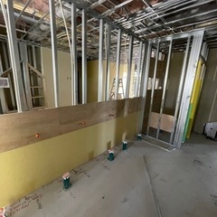 内装　ボード屋軽量下地　　稼げる職場！！の画像