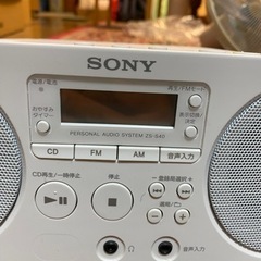 SONY CDとラジオプレーヤーの画像