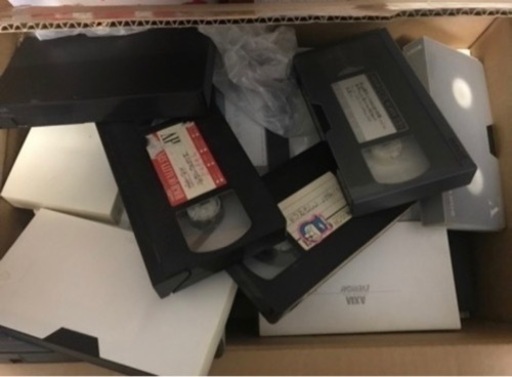 ビデオテープ　大量にあります。