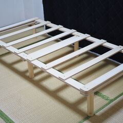 無料譲渡：アイリスオーヤマのシングルベッド