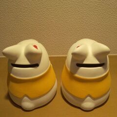 かわいいうさぎの貯金箱2個セットの画像