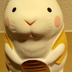 かわいいうさぎの貯金箱2個セットの画像