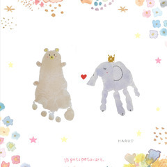 出張手形アート　再開しました☆の画像