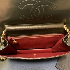 シャネル　CHANEL　ヴィンテージ　マトラッセ　ショルダー　ラムスキン　中古の画像
