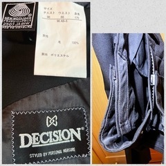 USED 略礼服 ダブル ウール100％ AB5の画像