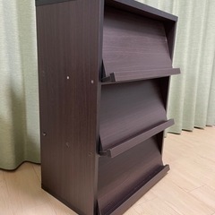 【6/17までに引取】ディスプレイラック　本棚　茶色