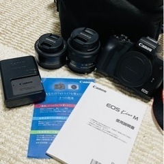 Canon EOS Kiss M BK【ダブルレンズキット】の画像