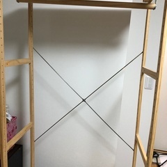 ※取引やり取り中【16日10:00までの受付】木製ワードローブの画像