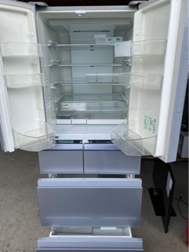 北九州市内配送無料　保証付き　AQUA アクア AQR-FG50C(S) [冷蔵庫 495L フレンチドア ブルーシルバー]