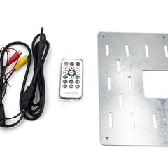 12.1インチ フリップダウンモニター LEDバックライト 車載用 液晶モニター HDMI RCA microSD USB 動画再生 7色LED 高画質の画像