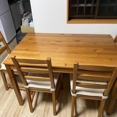 JOKKMOKK ヨックモック テーブル＆チェア4脚の画像