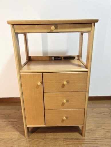 ###直接引き取り限定### カリモク（karimoku） 電話台 マイルドオーク色