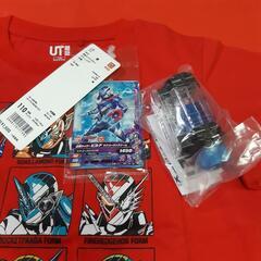UNIQLO KIDS / 110㌢ 仮面ライダービルド Tシャツ2種『タグ付未使用品』の画像